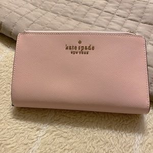Kate Spade Staci iPhone Wristlet Wallet Chalk Pink